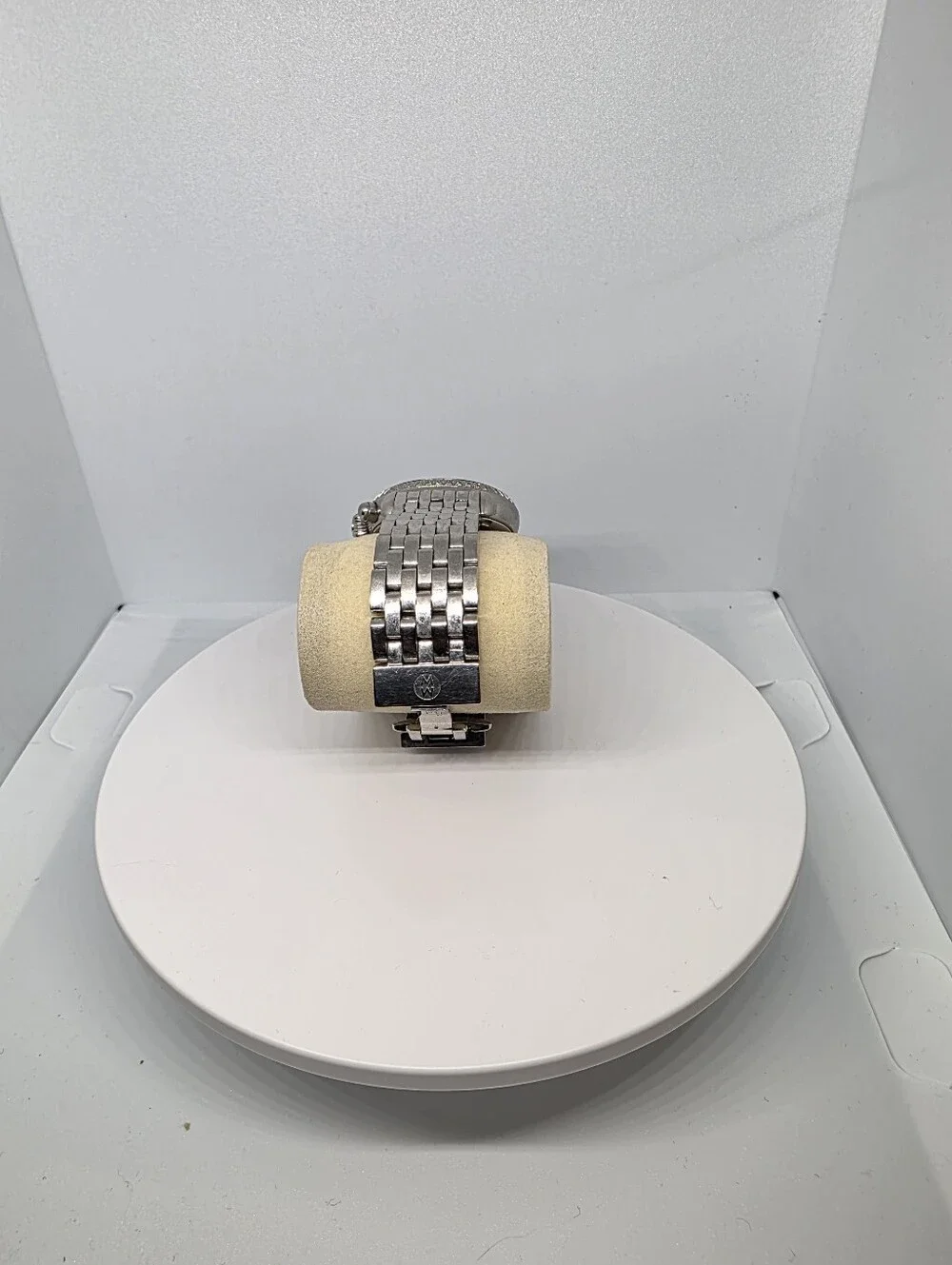 Michele CXS Diamond Chronograph Watch, Mother of Pearl Dial, Stainless Steel